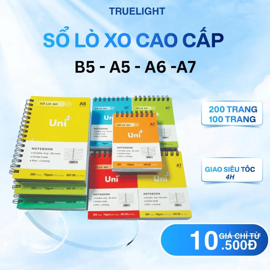 Sổ lò xo Uni chất lượng cao dành cho văn phòng hiện đại