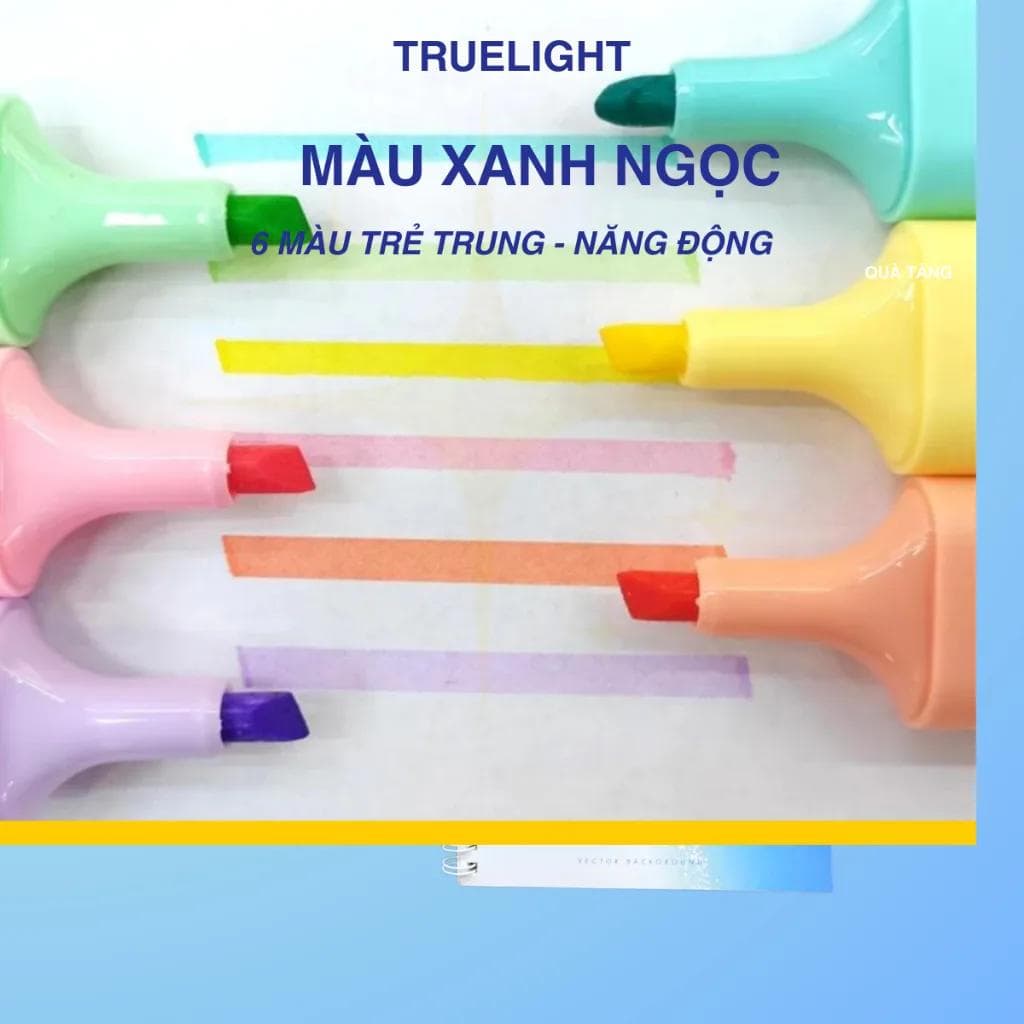 Bút màu highlight Zubu mực bền đẹp dùng lâu dài
