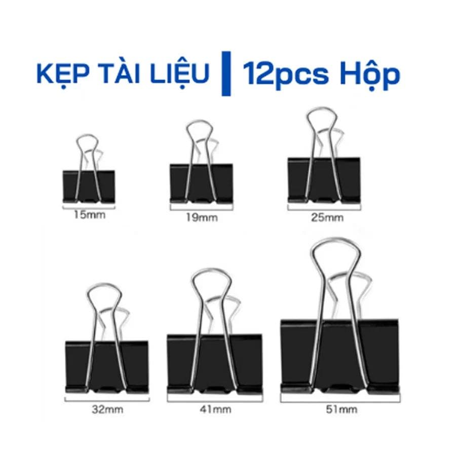 Kẹp bướm kẹp tài liệu chắc chắn tiện dụng cho văn phòng