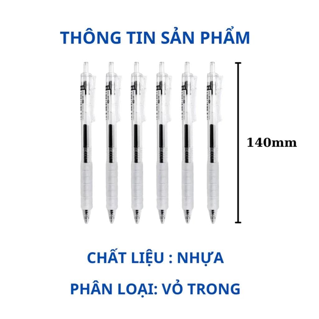 Bút gel chống mỏi tay thiết kế ergonomic tiện dụng
