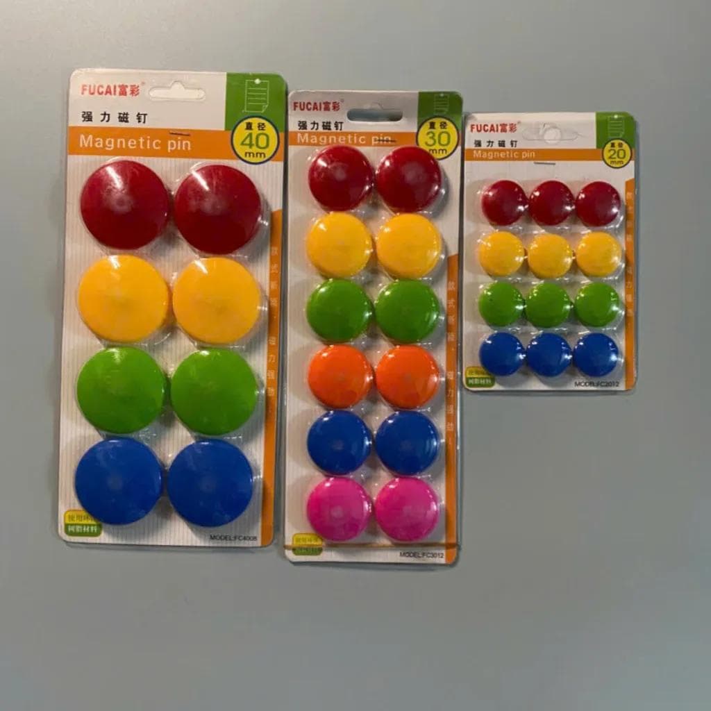 Nam châm gắn bảng từ 3 size tiểu trung đại đa dạng