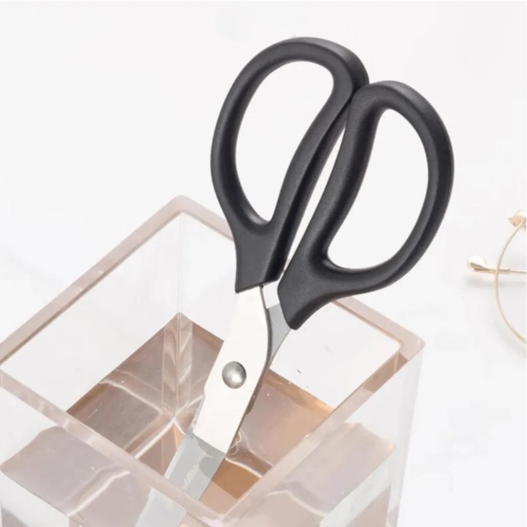 Kéo cắt giấy 21cm lưỡi dài phù hợp cắt tài liệu dày