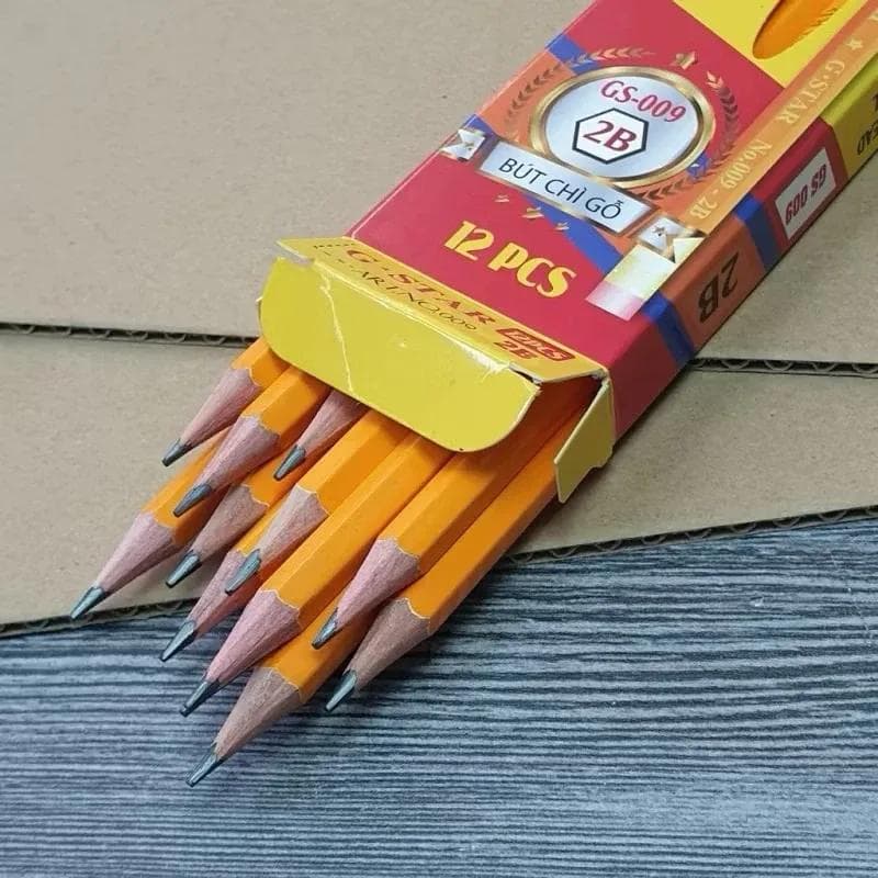 Bút chì Gstar 2B chuyên dùng cho vẽ kỹ thuật chính xác