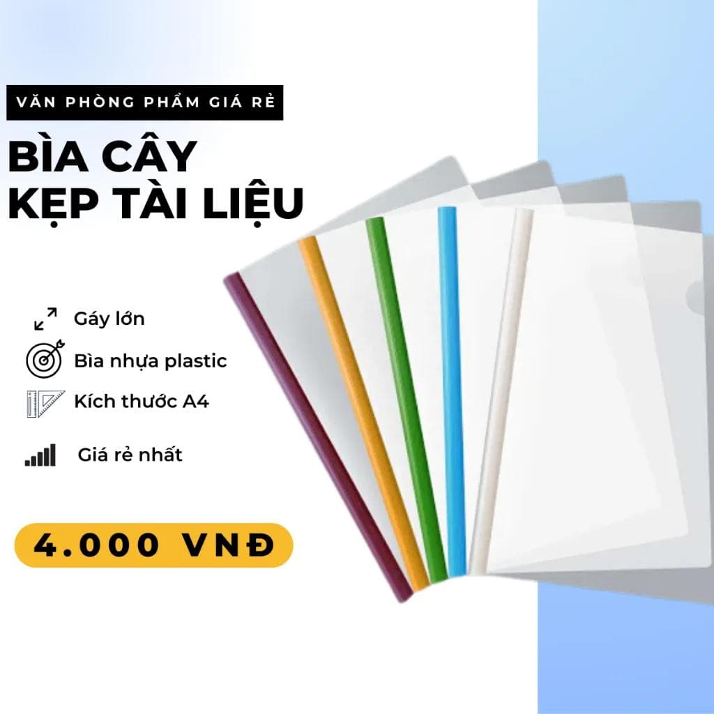 Bìa cây đựng hồ sơ tài liệu dung lượng lớn tiện lợi