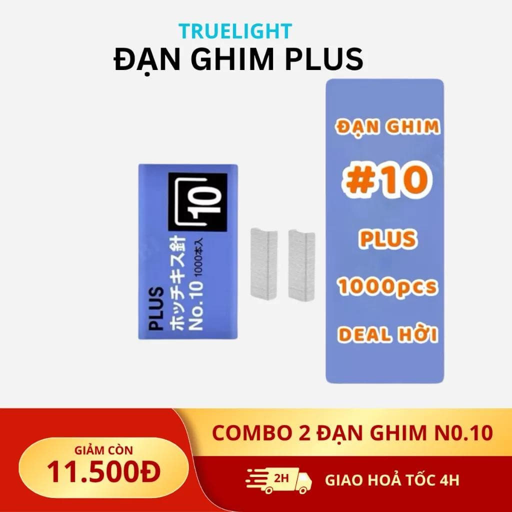 Đạn ghim No.10 Plus chất lượng cao cho văn phòng hiện đại