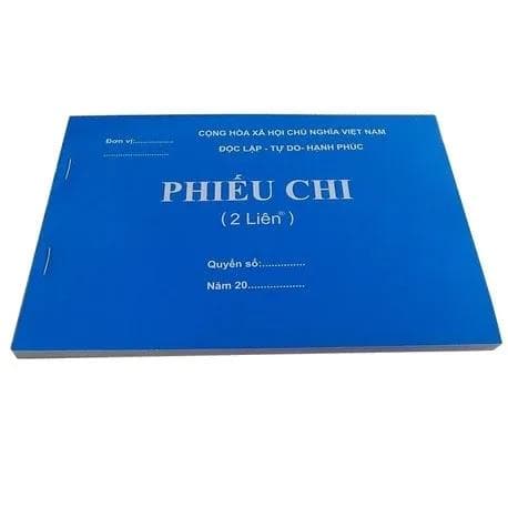 Phiếu chi 2 liên in sẵn dùng cho kế toán doanh nghiệp