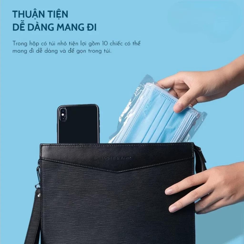 Khẩu trang kháng khuẩn tiện dụng sử dụng hàng ngày mọi nơi