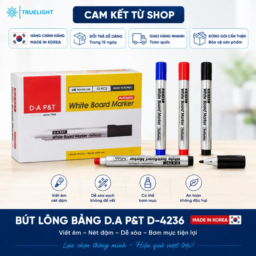Bút lông bảng có thể bơm mực linh hoạt sử dụng lâu dài