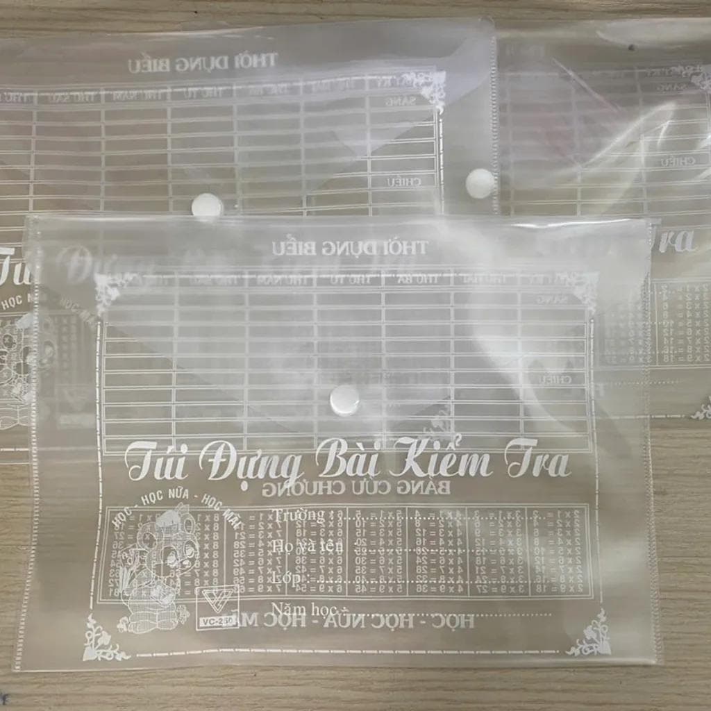 Túi đựng bài kiểm tra bảo quản đề thi an toàn chắc chắn