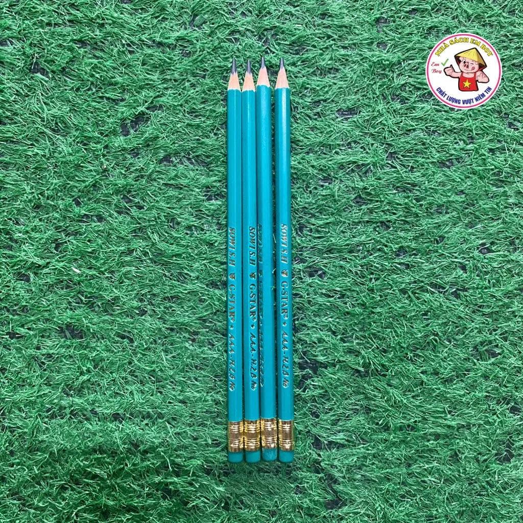 Bút chì H2B có đầu tẩy xóa sạch không lem giấy