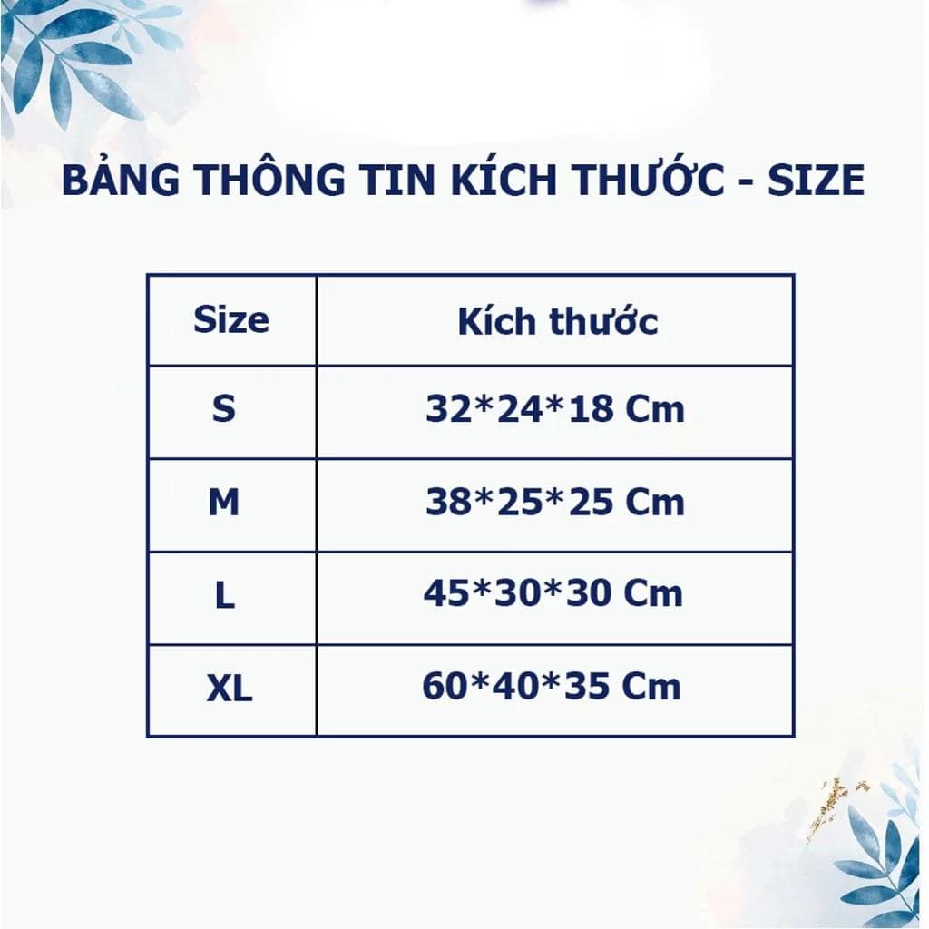 Hộp vải nhiều kích thước linh hoạt phù hợp mọi nhu cầu