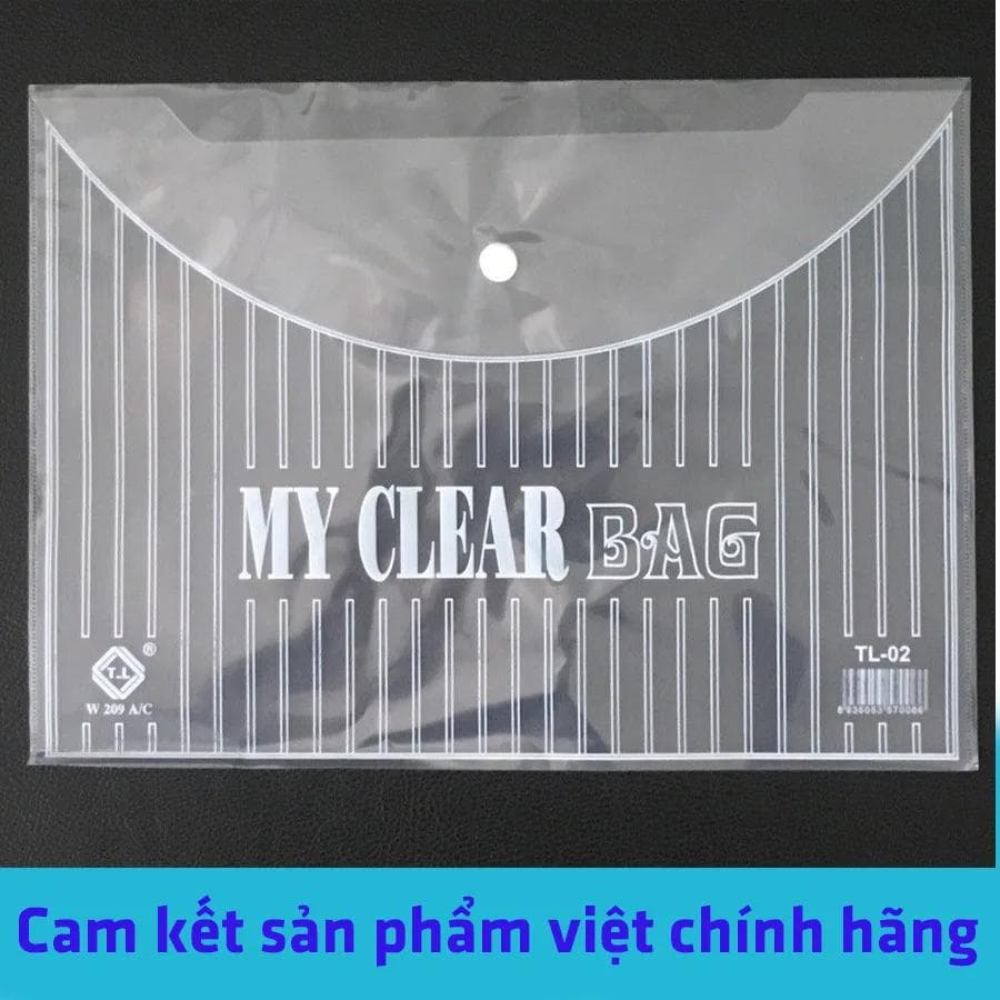 Bìa nút nhựa A4 trong suốt đựng tài liệu nhìn rõ nội dung