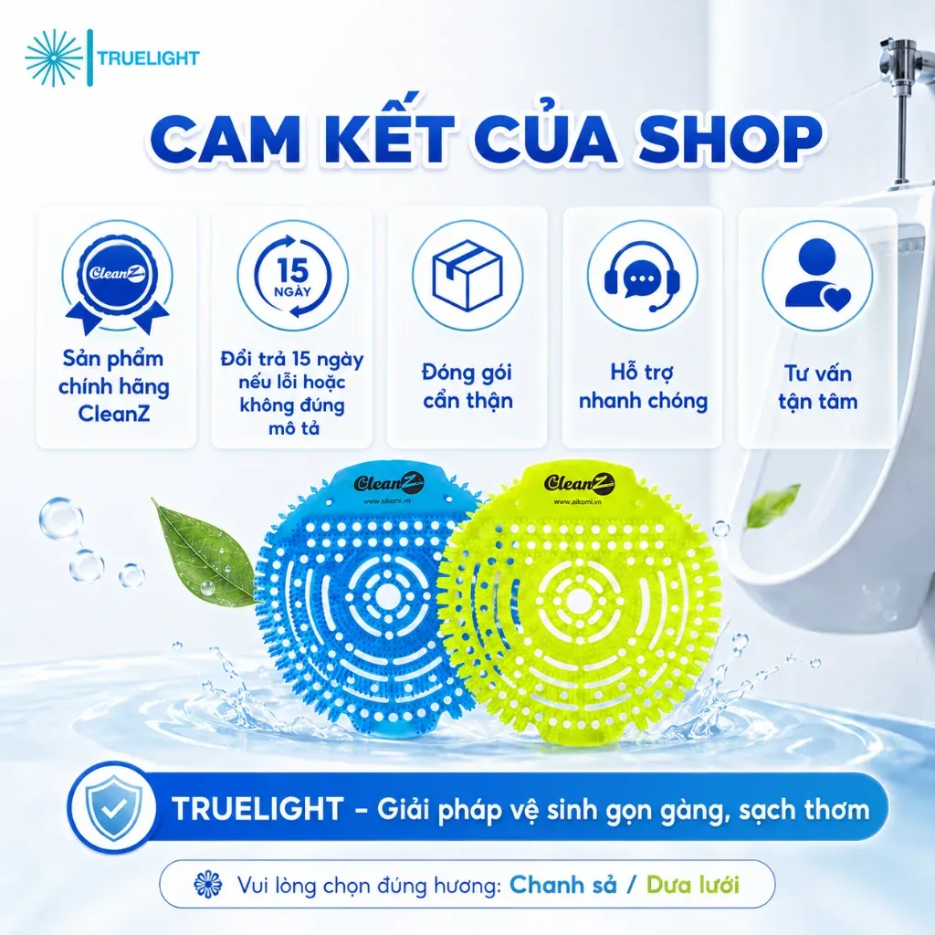 Tấm lót bồn tiểu CleanZ đường kính 17cm