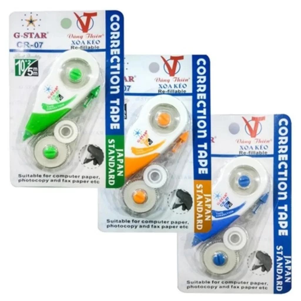 Bút xóa keo Gstar CR-07 chính hãng tiện dụng cho học sinh