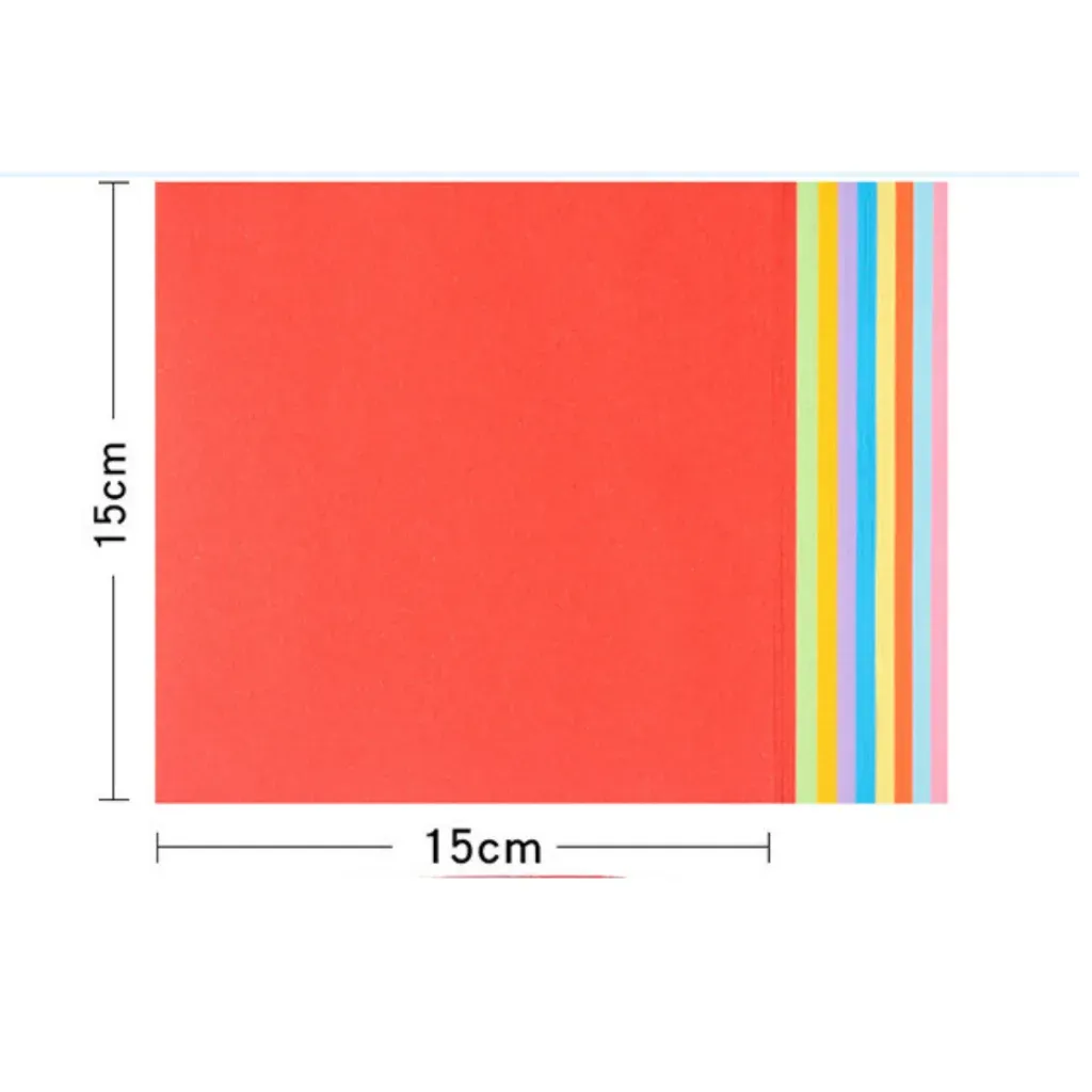 Giấy màu thủ công gấp hình khổ 15x15 cm