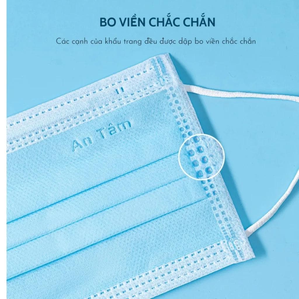 Khẩu trang y tế An Tâm đạt chuẩn chất lượng kiểm định cao