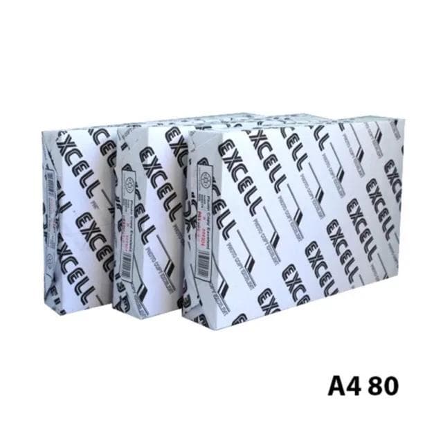 Giấy photocopy Excel 80gsm chuẩn quốc tế trắng sáng đều màu